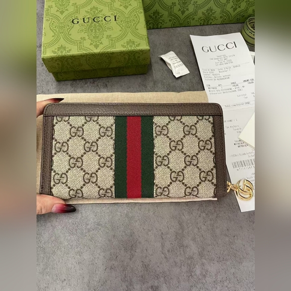 Gucci Ophidia Zip Around Wallet - Picture 3 of 16